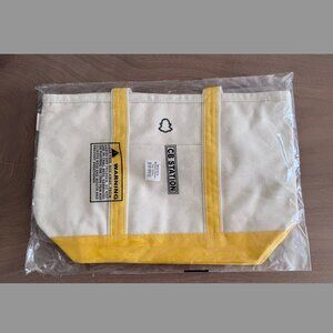 Snapchat Canvas Tote Bag